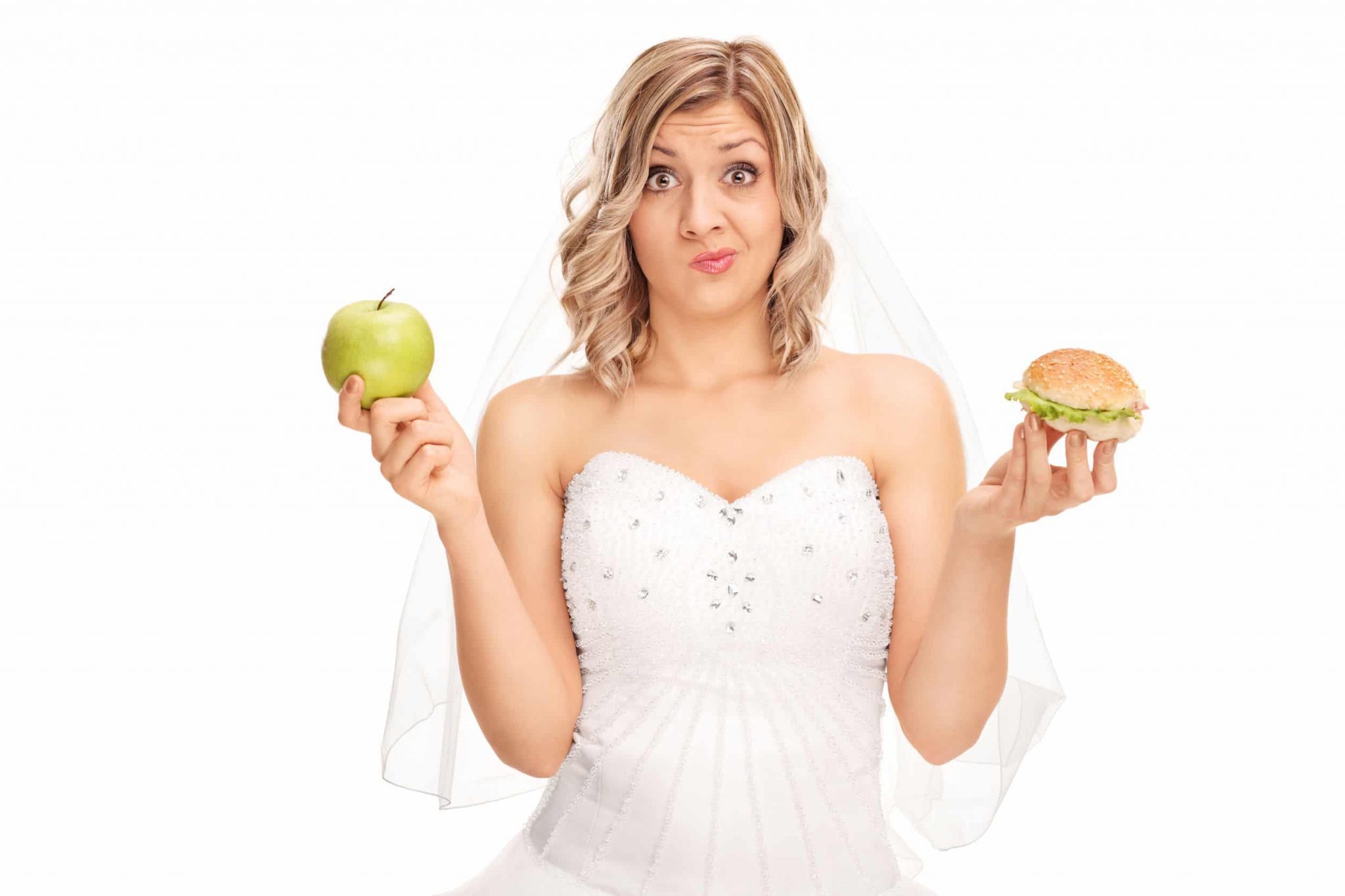 Maigrir avant le mariage : pomme ou hamburger ?