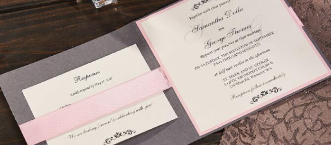 lace wedding invitations NK3037